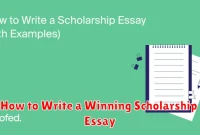 How to Write a Winning Scholarship Essay