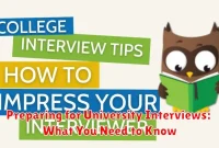 Preparing for University Interviews: What You Need to Know