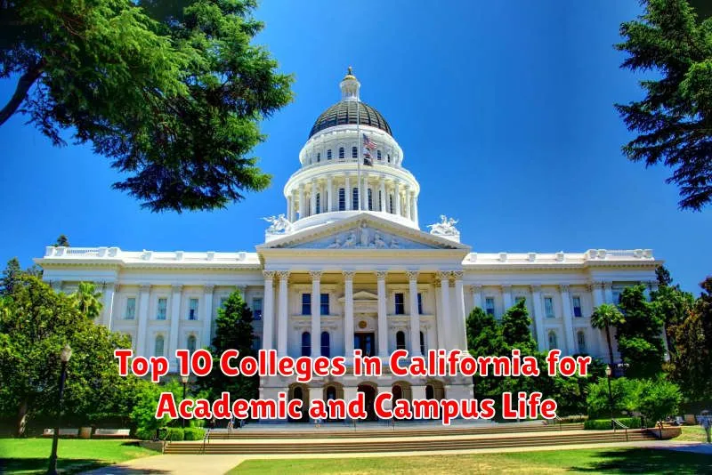 Top 10 Colleges in California for Academic and Campus Life