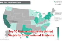 Top 10 Universities in the United States for International Students